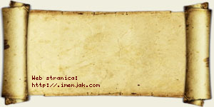 Valentina Opačić vizit kartica